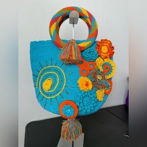 Colorful Crochet Handbag